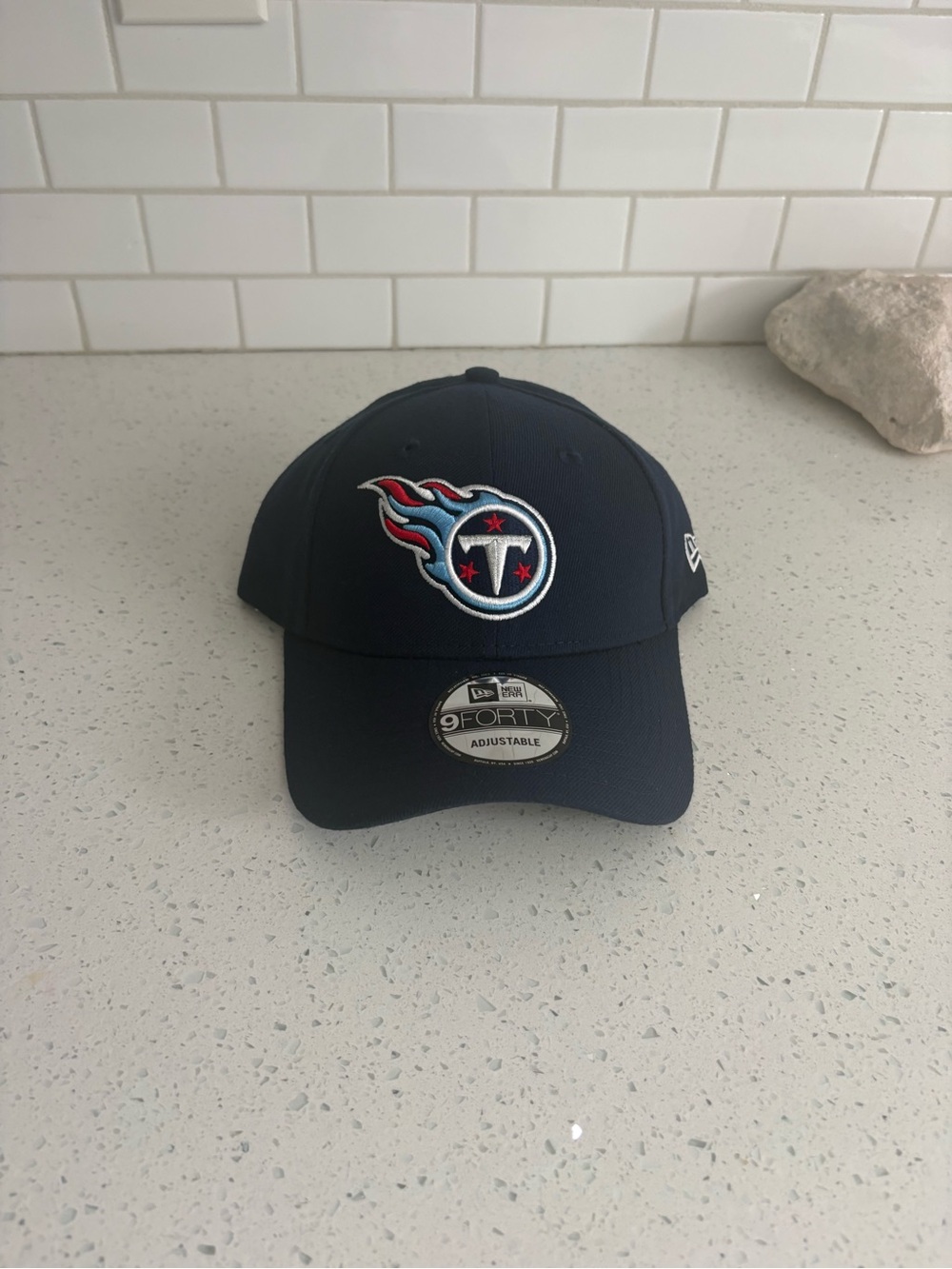 NWT New Era 9FORTY Tennessee Titans NFL Navy Adjustable Strapback Hat One Size